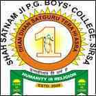 Shah Satnam Ji PG Boys College