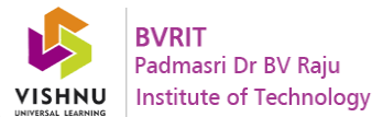 Dr B.V Raju Institute of Technology (BVRIT), Medak (Narsapur)