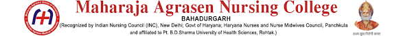 Maharaja Agrasen Nursing College, Bahadurgarh
